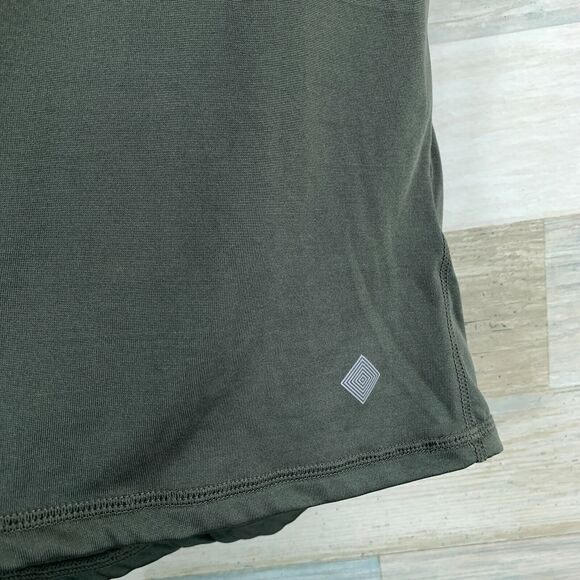 LuLaRoe Rise Brave Graphic Workout Tee Gray Activewear Casual Womens Medium - Picture 3 of 6